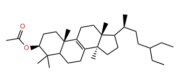 24-Ethyl-31-nor-8-lanostenol acetate